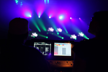 SGM Regia Live console on stage for British DJs Sasha-Digweed - House of Blues Orlando, Florida