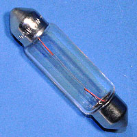 33239 T3-1/4 10w 24v Clear Festoon Lamp