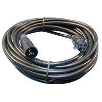 DMX Data Cable XLR 3pin Male to Female 25' UL2969