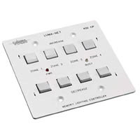 400CP Remote Memory Control Panel wall station with Selectable control zones, 2 gang box