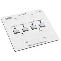 404CP Remote Memory Control Panel wall station with 4 programmable scenes, 2 gang box