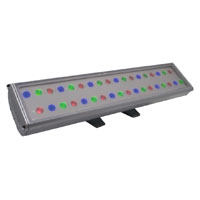 ChromaBatten100 High Power RGB LED 600mm Fixture - Silver 25deg - with 5m ChromaFlex IP65