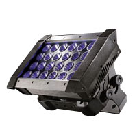 Quadro 24 - 24x15w TriColor RGB LED IP65 DMX&Wireless - 100-260vAC