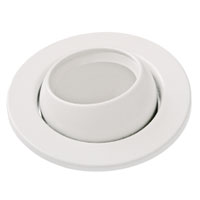 UltraLED MR16 Ceiling / Wall Recessed Mount Eyeball Ring for DL-ULEDMR16 - White