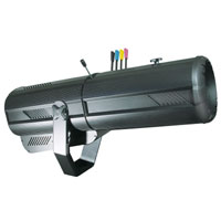 Followspot Moon 575w, CYM colors, blackout & iris, w/HMI575W/GS - 120v 60Hz, no plug