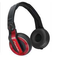 PIONEER:HDJ-500-R -- DJ HEADPHONES (red)