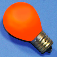 S11N 10w 130v Ceramic Orange E17 Lamp