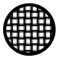 ROSCO:260-81139 -- 81139 Woven Stainless Bw Glass Gobo, Size: Specify