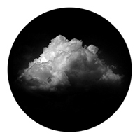 ROSCO:260-81185 -- 81185 Perfect Cloud Bw Glass Gobo By Lisa Cuscuna, Size: Specify