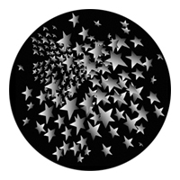 ROSCO:260-82724 -- 82724 Star Fusion Bw Glass Gobo, Size: Specify