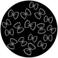 ROSCO:260-82819 -- 82819 Bowtie Pasta Bw Glass Gobo, Size: Specify