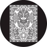 ROSCO:260-82823 -- 82823 Day Of The Dead Madame Bw Glass Gobo, Size: Specify