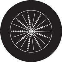 ROSCO:260-82865 -- 82865 Spikes Crop Circle Bw Glass Gobo By Cory Pattak, Size: Specify