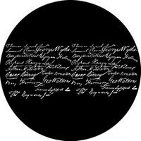 ROSCO:260-82867 -- 82867 Independence 2 Bw Glass Gobo By Stephen Dobay, Size: Specify