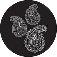 ROSCO:260-82875 -- 82875 Paisley 4 Bw Glass Gobo, Size: Specify