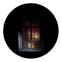 ROSCO:260-86689 -- 86689 Firelight Window Multi Color Glass Gobo By Lisa Cuscuna, Size: Specify