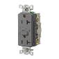 GFR20GRY 20a 125v 520R GFCI Female Receptacle - Commercial Gray