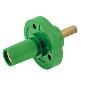 HBL15FRSGN Panel Mount Mini 150A Stud Female Green