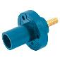 HBL15MRSBL Panel Mount Mini 150A Stud Male Blue