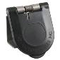 CL40WTC-L-187-A Snap Panel Mount Cover Black