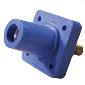 CL40FRSB-D Panel Mount 4/0 Stud Female Blue