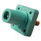 CL40FRSB-E Panel Mount 4/0 Stud Female Green