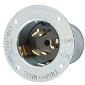 CS8175 Twistlock Metal Flanged Inlet 50A 480V 3PH 3P4W - Male