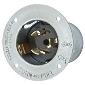CS8375 Twistlock 50a 250v 3pole/4wire 3 phase motor control - Male Flange Inlet