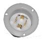 Twistlock 2014FI 2415 20a 125/250v 3pole/4wire Flanged Panel Inlet Male