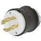 HBL2731 Twistlock 30a 480v 3pole/4wire Male Plug - Black/White