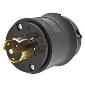 HBL2511BK Twistlock 20a 120/208v 4pole/5wire Male Plug Black