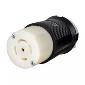 HBL2813ST Twistlock 30a 120/208v 4pole/5wire Spring Terminal Female Connector Black/White