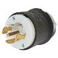 HBL2811 Twistlock 30a 120/208v 4pole/5wire Male Plug Black/White