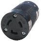 206CBL Twistlock 2323 20a 250v  2Pole, 3 Wire Female Black