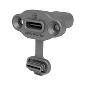 SCCMCDF-01 USB C  3.1 Female to Female panel mount connector, 5A rating, IP65 water and air tight seal with rubber cover