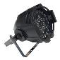FlexiLED RGBW 30 x 1 watt fixture, 15 degrees, DMX - with frame, Black 120/240vAC