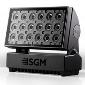 SGM P3 RGBW LED 10, 25,or 35 deg Wash Light - Black