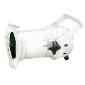 Par64 Can White with Octagonal Color Frame, 4th Clip, Socket, Cord & Molded Edison Plug, No Lamp  - UL