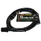 Extension Cord 12/3SJTW - 5 foot, cUL, Nema 5-15 male to female edison 125v/15A - Black