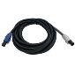 PowerCon Type Jumper Cord 12/3SJO - 25 foot,  Blue to Gray - Black