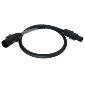 Tru 1 Type Extension Cord & Jumper 12/3SJO - 3 foot - Black