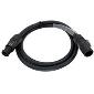 Tru 1 Type Extension Cord & Jumper 12/3SJO - 5 foot - Black