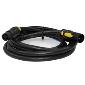 True1 Extension Cord & Jumper 12/3SJO - 3 foot,  NAC3MX-W to NAC3FX-W  - Black