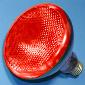 13933 Par38 100w 120v Red E26 Lamp