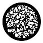 ROSCO:250-71043 -- 71043 Pebble Dash Steel Metal Gobo, Size: Specify