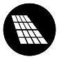 ROSCO:250-77643 -- 77643 Double Hung Shadow Steel Metal Gobo, Size: Specify