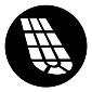 ROSCO:250-77645 -- 77645 Venetian Shadow Steel Metal Gobo, Size: Specify
