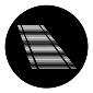 ROSCO:250-77646 -- 77646 Blind Shadow Steel Metal Gobo, Size: Specify