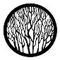ROSCO:250-77735 -- 77735 Bare Branches 1 Steel Metal Gobo By Robin Wagner, Size: Specify