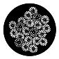 ROSCO:250-77773 -- 77773 Flowers Steel Metal Gobo By Jules Fisher, Size: Specify
